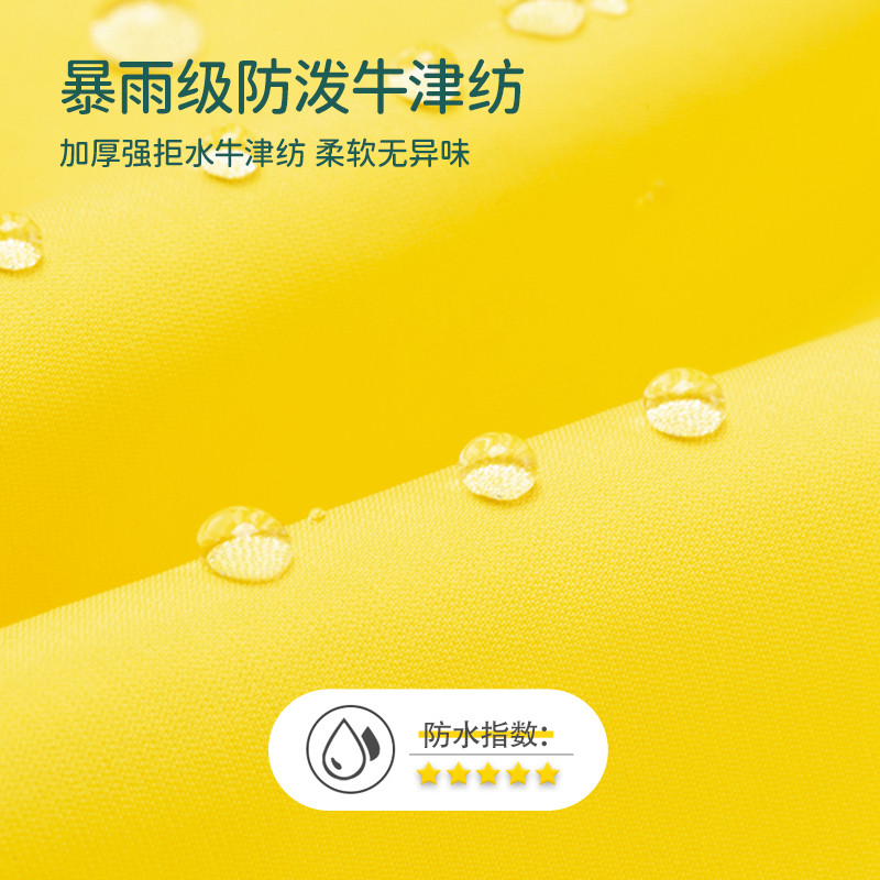 儿童雨衣女童连体衣2岁牛津布一体式连脚1岁连身连裤幼童连鞋宝宝
