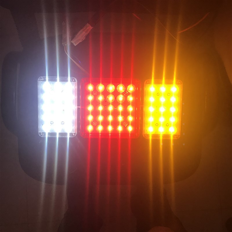 货车尾灯总成12v24v超亮防水农用车挂车尾灯刹车灯140改装后尾灯