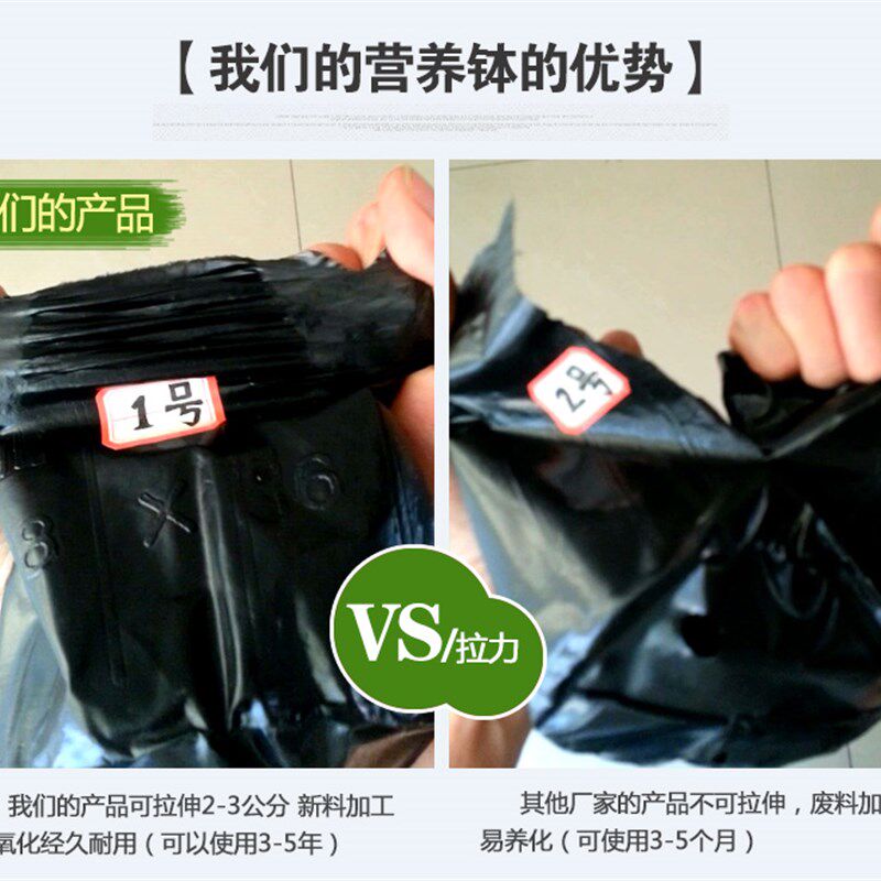 营养杯育苗杯加厚大号一次性塑料袋农用西瓜种植柑橘育苗盆营养钵
