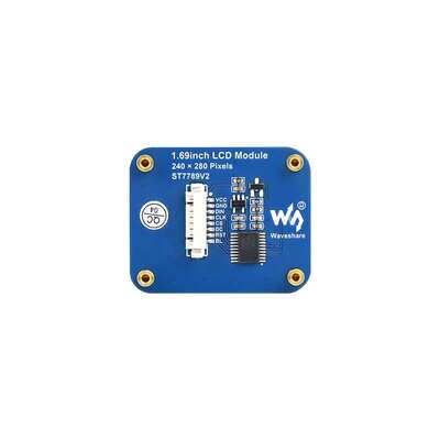微雪 树莓派/Arduino 1.69寸彩色LCD显示屏 ST7789V2芯片 IPS屏幕