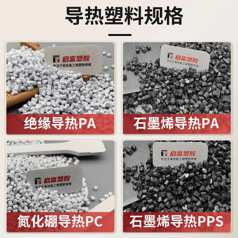 黑色导热PA石墨烯含碳导电导热尼龙塑胶料超高散热导热系数20W/MK