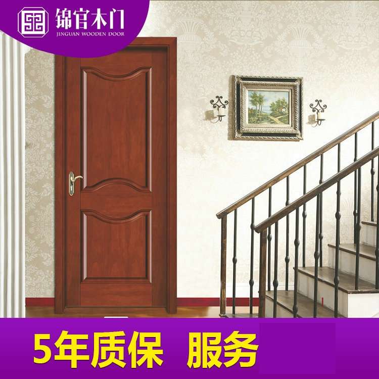 成都供应欧式室内实木推拉门 轻奢烤漆木门制作 简约实木平开门