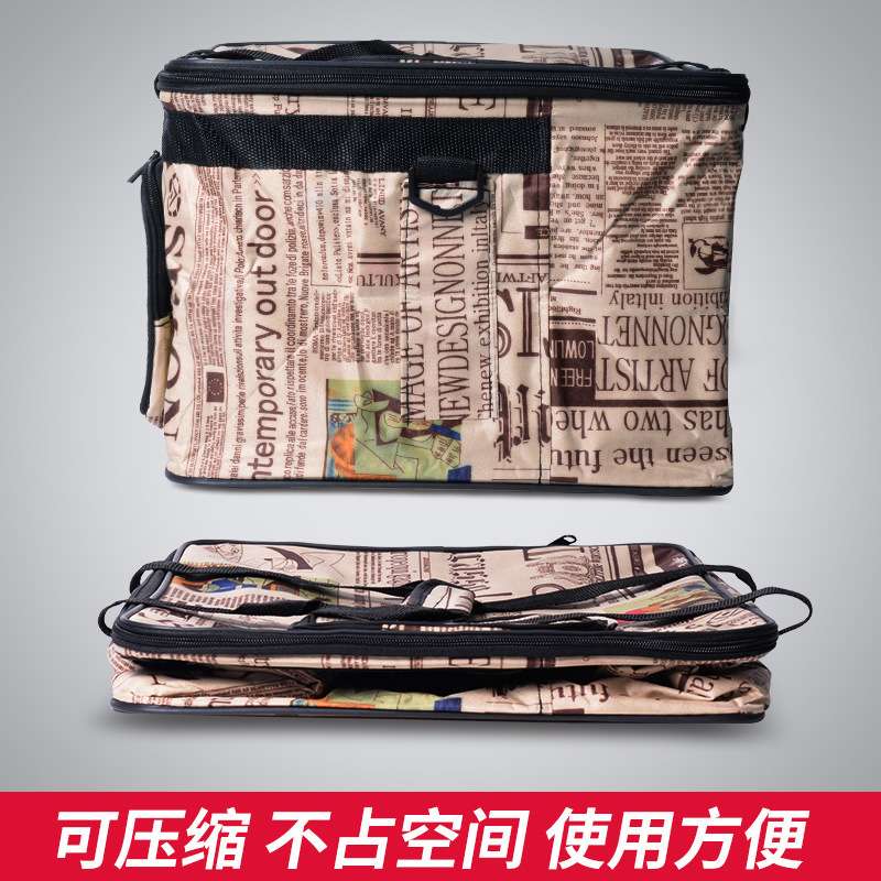 大号防水画箱可背式布艺美术工具箱 帆布大容量 多功能写生颜料箱