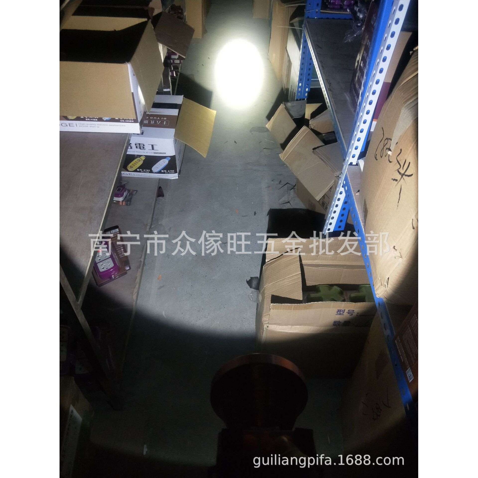户外探照led头灯侧发光头戴式充电锂电工作