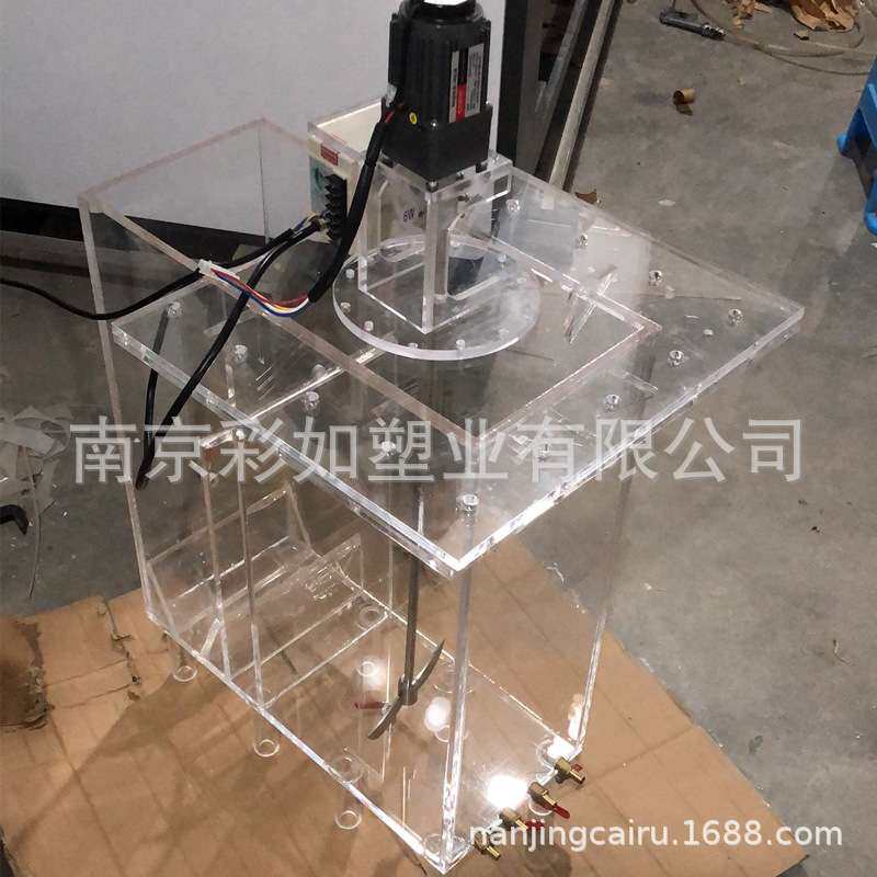 透明有机玻璃盒子亚克力箱子水缸水箱长正方形亚克力水槽鱼缸加工