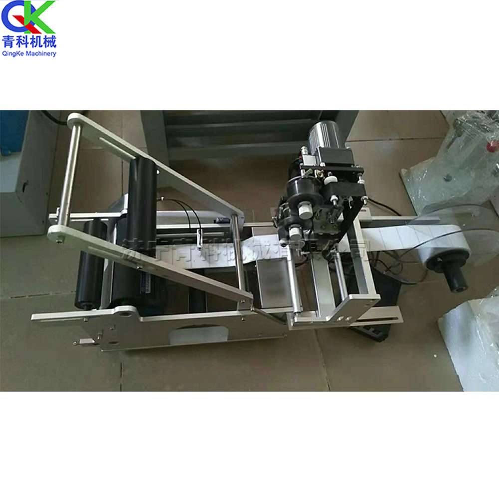 圆瓶圆罐标签粘贴机 饮料瓶不干胶贴标机 工业小型半自动贴标器