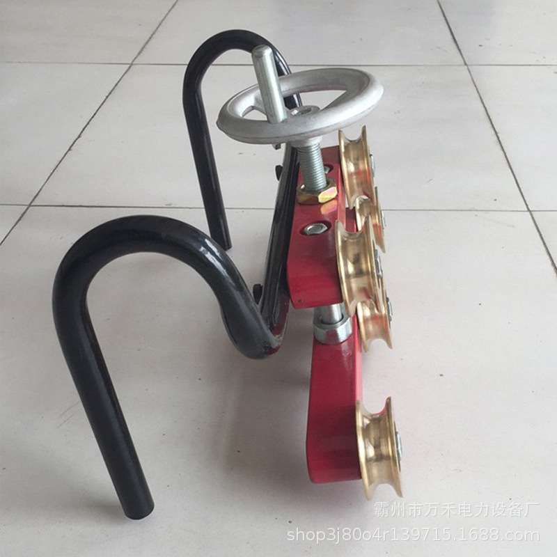 五轮接触线校直器 接触网工器具 铜轮 铝轮整弯器 五轮校直器