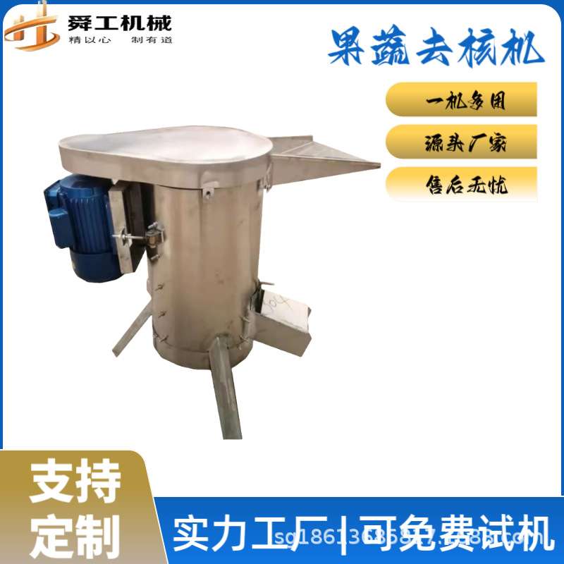 工业型商用水果去核机 芒果滇橄榄木瓜不锈钢脱核机 快速去核打泥