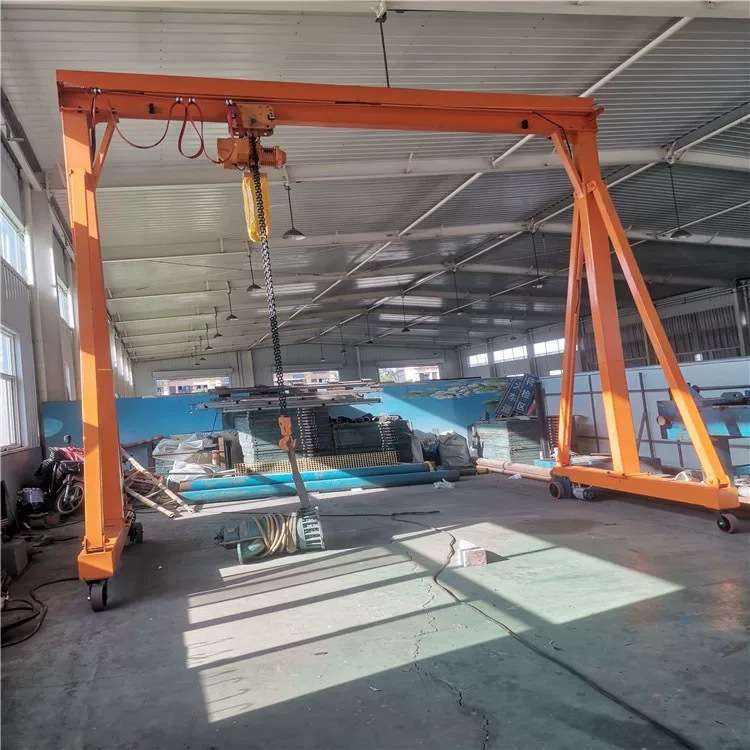 厂家出售龙门架子可拆卸小型龙门架2T3T电动无轨万向起重机升降