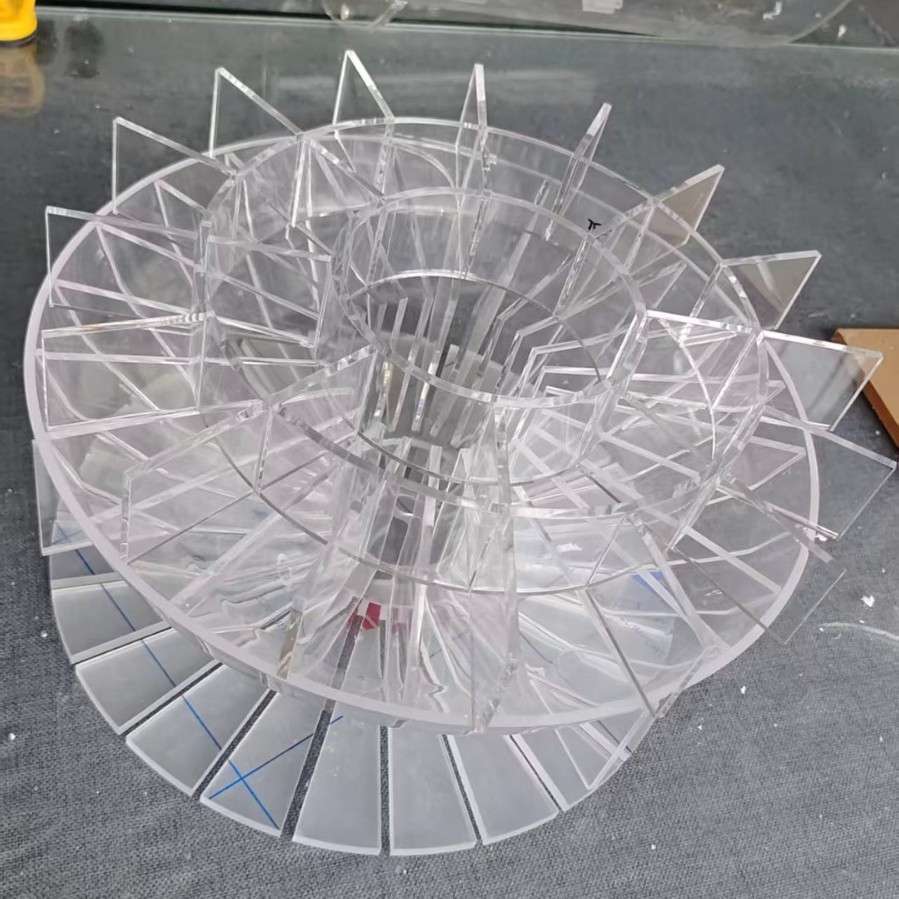 透明亚克力圆盘有机玻璃有色亚克力板圆形异形打孔UV