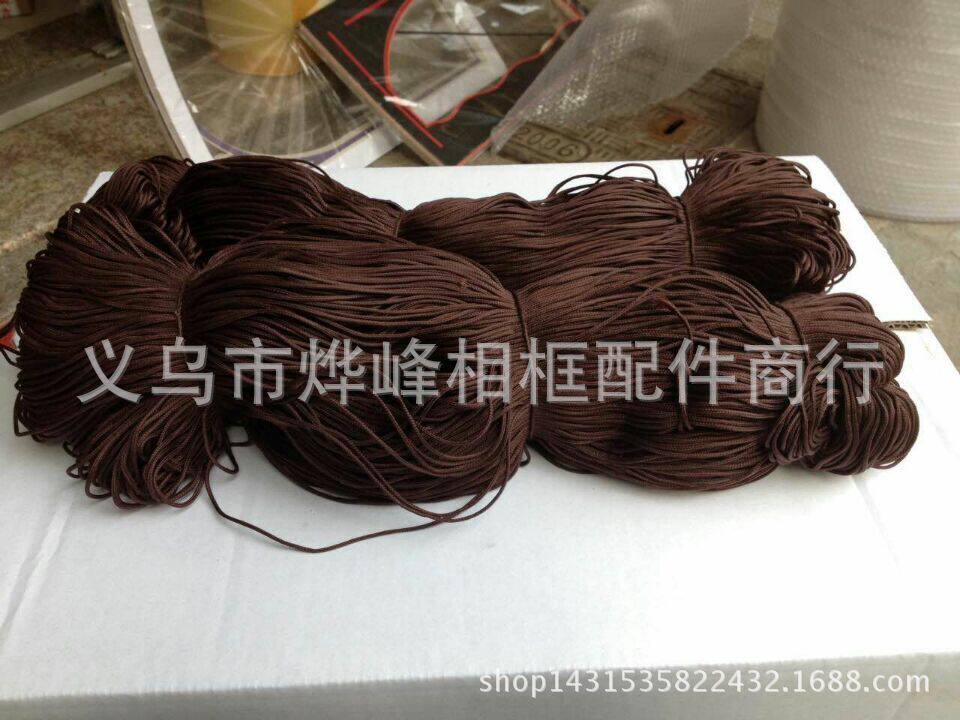 相框画框 咖啡色挂画绳子850米/捆