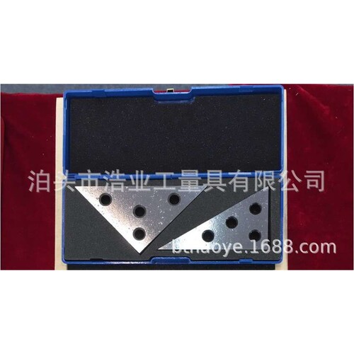 角度规45度角度量块锰钢30度60度90度角度快规2件角度块