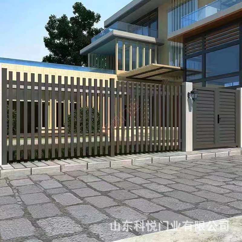 农村自建房新中式铝艺护栏别墅庭院小区学校防爬围栏园林栅栏