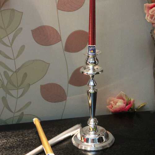 新款对装单头金属烛台欧式家居烛台新婚房布置装饰用品餐桌摆设件