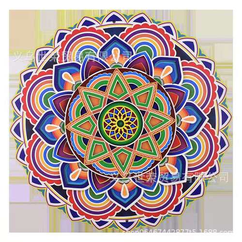 Multi-layered Wood Mandala Wall Art Decor Boho Room Decor