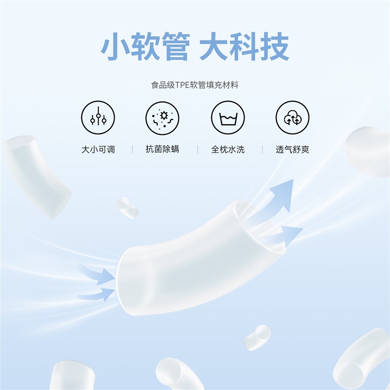 如叶婴儿定型枕 双面可用云朵型防扁头枕头 0-1岁适用