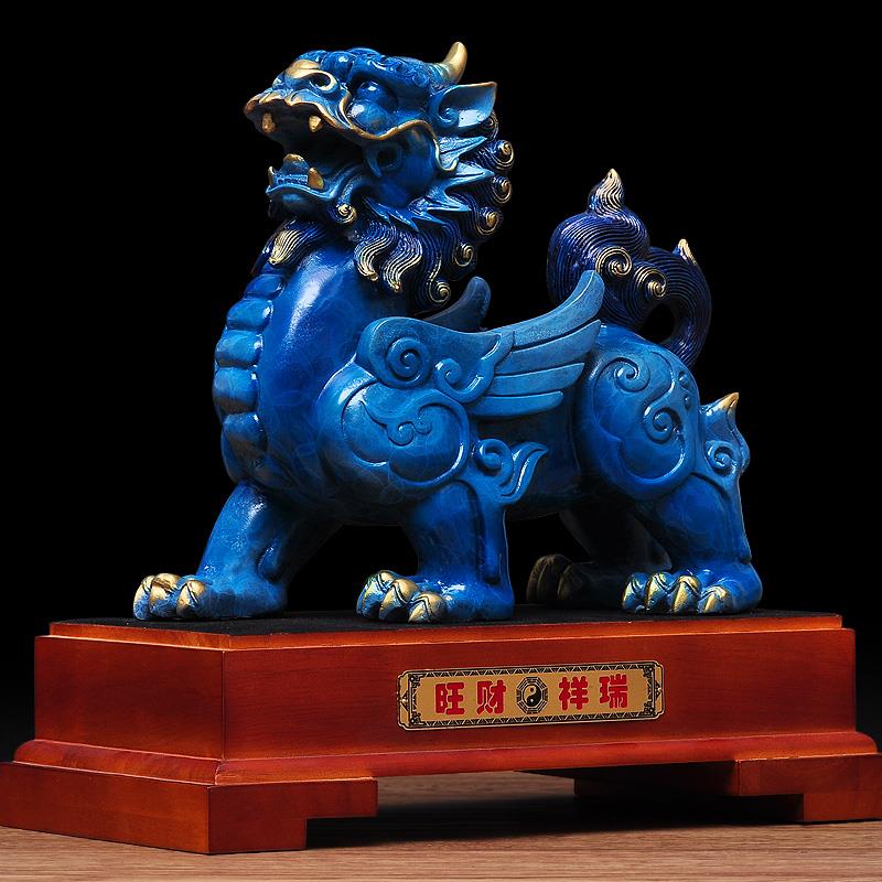 黄铜招财祥瑞貔貅招财摆件家用皮丘公司客厅装饰乔迁新居礼品大号