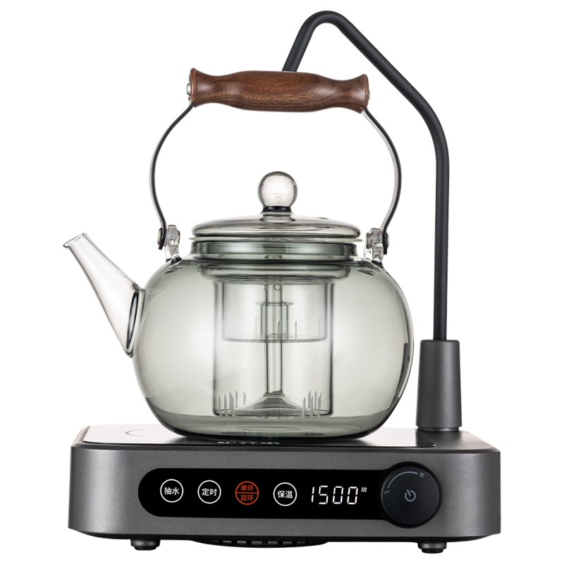 新款煮茶壶2023蒸煮一体全自动抽水煮茶器茶炉大容量家用泡茶水壶