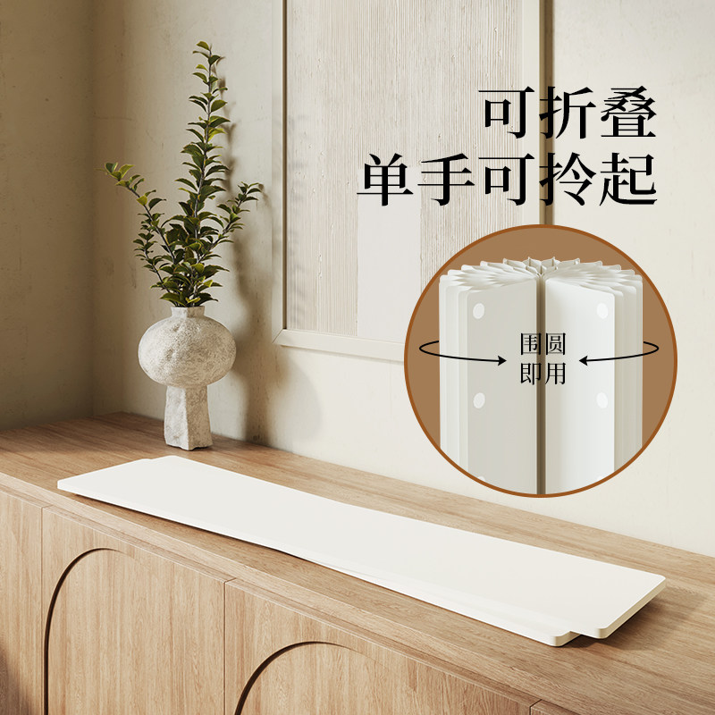 十八纸可折叠展示架 白色圆柱展架 创意服装店陈列架 商场橱窗展