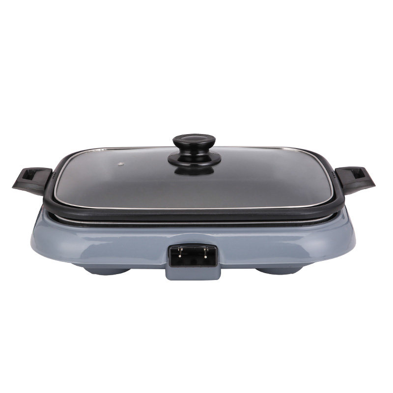 纸包鱼专用锅多功能纸上烤鱼炉商用电烤鱼盘家用涮火锅不粘烤肉锅