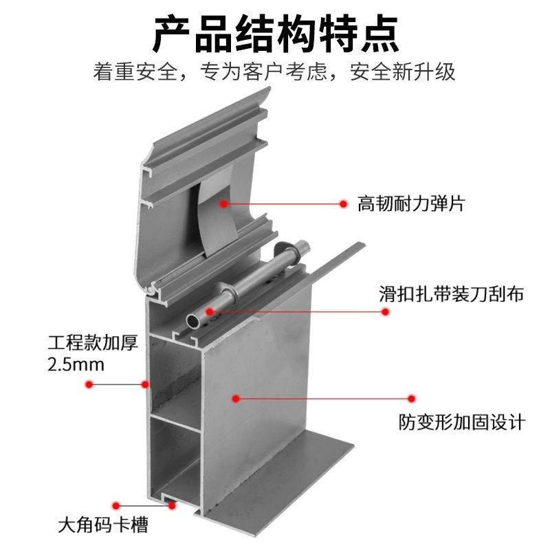 工程款拉布型材户外大型商场广告牌投标铝合金边框定做灯箱牌广告