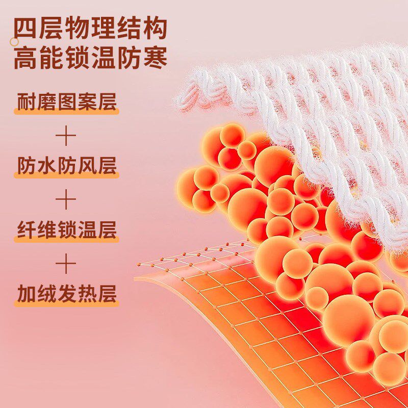 电动摩托车儿童护膝秋冬季骑车防寒保暖骑行防风护腿神器膝盖护套