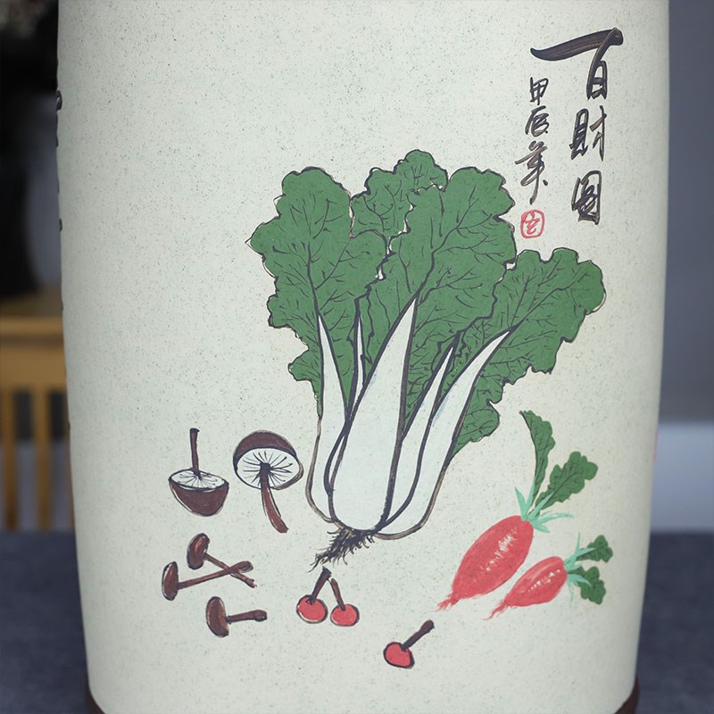 宜兴紫砂茶叶罐特大号码普洱茶缸原矿陶瓷存茶罐茶叶桶醒茶密封缸