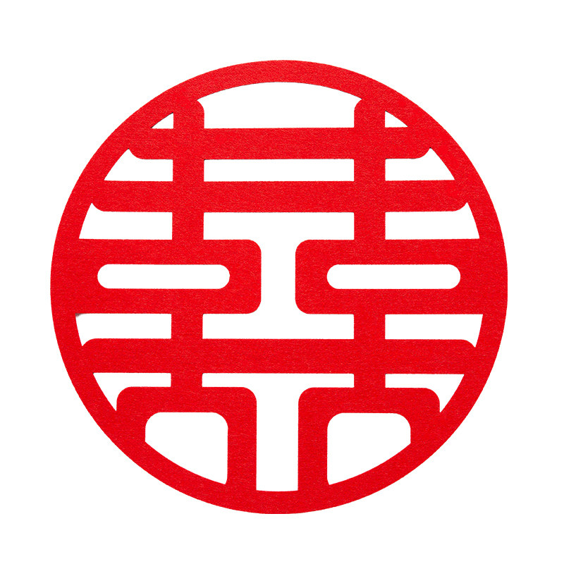 结婚喜字门贴婚房布置套装婚庆喜字墙贴套餐结婚用的喜事用品大全