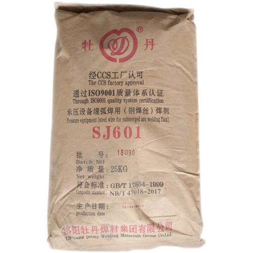 洛阳牡丹焊剂SJ601不锈钢/高合金耐热钢碱性烧结焊剂 灰白色