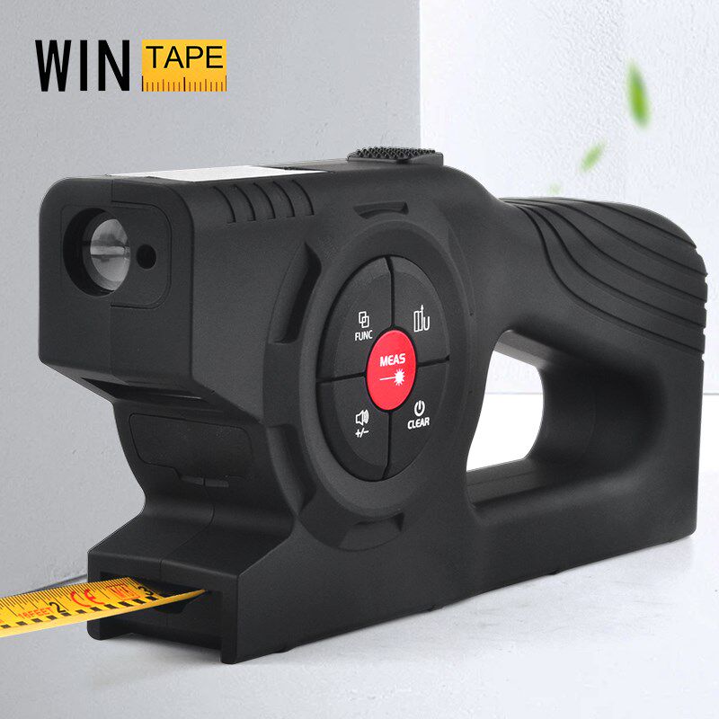 Wintape数显雷射测距仪 三合一电子测量尺40米工程用