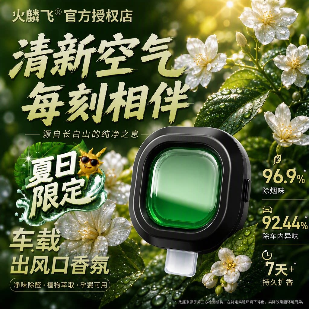 【爆款补贴品】新款车载香薰高级空调出风口车载香水香氛持久留香