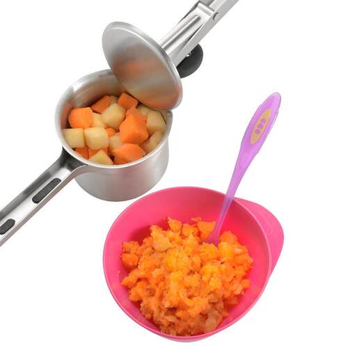 高档不锈钢手动榨汁机水果葡萄压面条挤汁器多功能压薯器压土豆泥