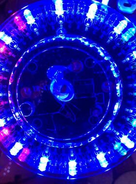 LED小太阳声控小太阳灯闪光灯KTV舞厅旋转七彩灯跳舞灯飞碟光束灯