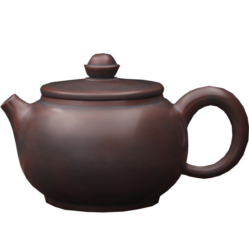 【行走树】素身聚宝壶纯手工广西特产钦州坭兴陶茶壶中式茶具单壶