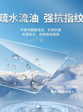 适用22/23款宝马i3/i4/i7/3系 一体中控导航仪表显示屏幕钢化膜