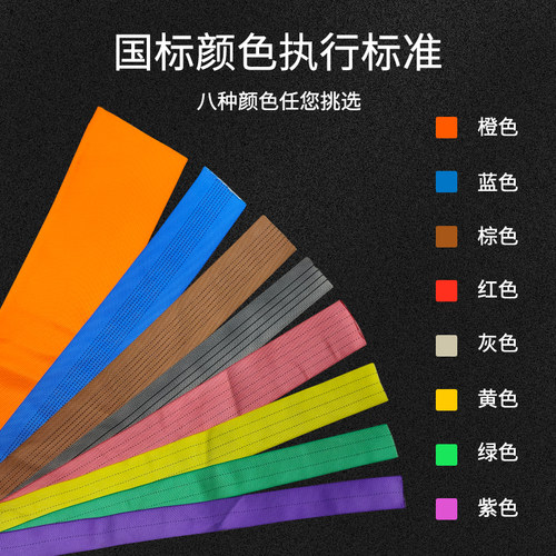 吊装带保护套柔性吊带吊绳护套防割耐磨聚氨酯防护垫护绳垫6cm8cm