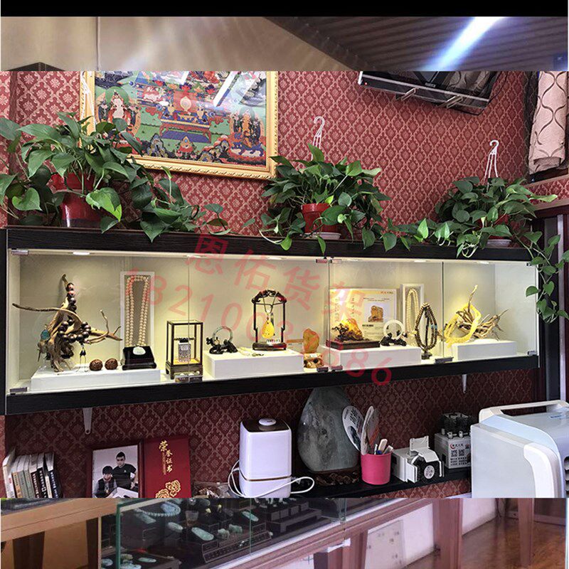 珠宝饰品壁柜展柜壁挂首饰玉器吊柜展示柜挂墙展示柜蜜蜡手串展柜