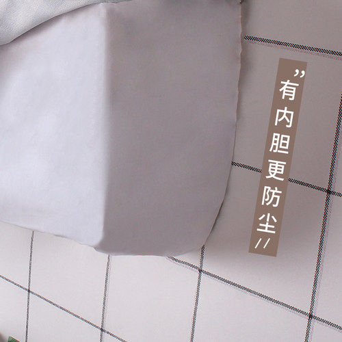 咖色全包空调罩挂机卧室家用布艺空调套空调罩布艺防尘罩1P 1.5匹