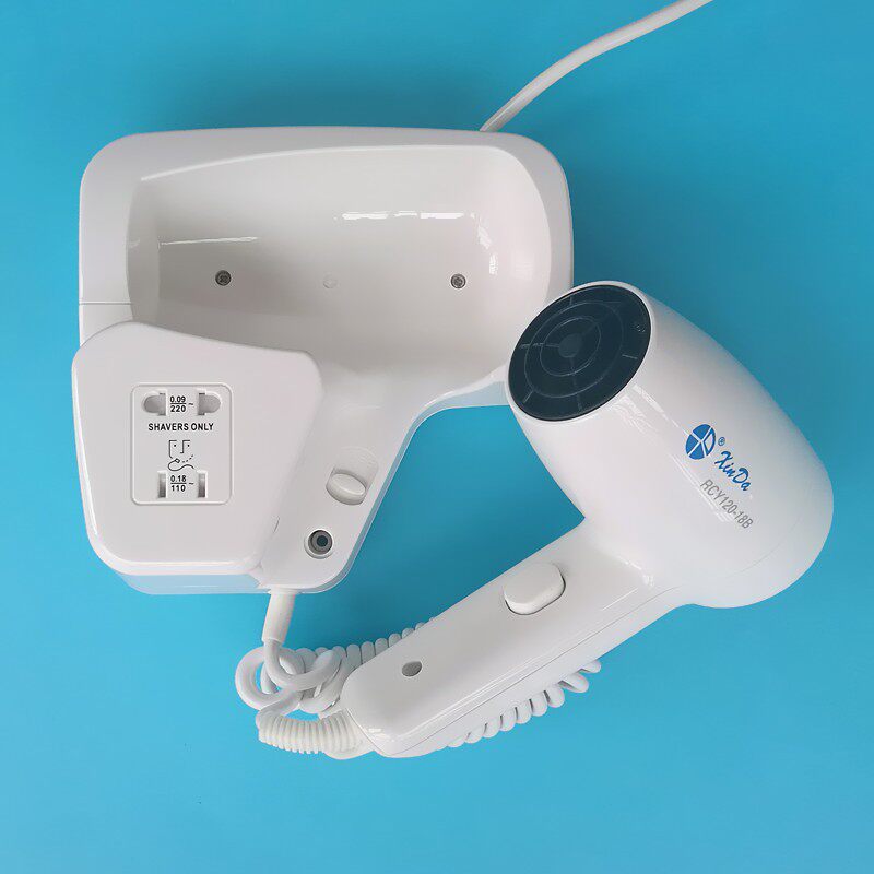 信达RCY120-18B壁挂式电吹风机美发器酒店浴室挂墙式免打孔干发器