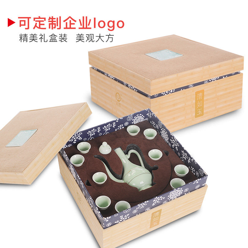 白酒杯套装家用高档景德镇陶瓷中式仿古酒具酒壶酒杯小酒盅分酒器
