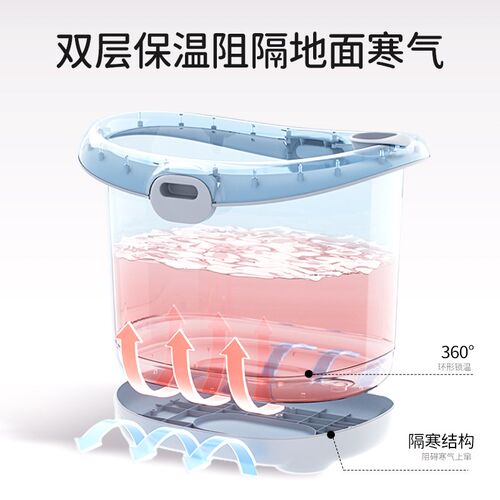 欧孕儿童洗澡桶浴桶冬天宝宝家用泡澡桶浴缸大号可坐小孩澡盆浴盆
