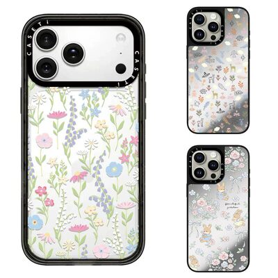 CASETiFiY联名满屏复古花卉适用iPhone18promax苹果17promax手机壳16pro/15网红14plus/12明星同款13磁吸