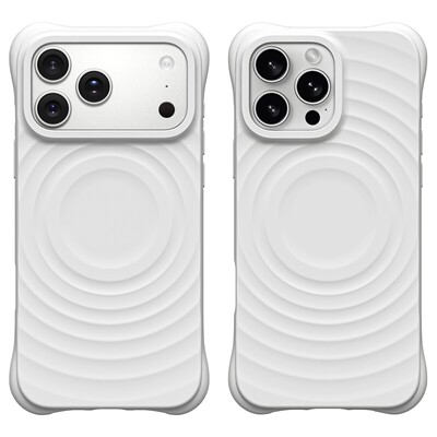 CASETiFiY联名水波纹磁吸适用苹果手机壳iPhone17proma纯色简约16Magsafe14pro防摔15plus华强北13液态保护套