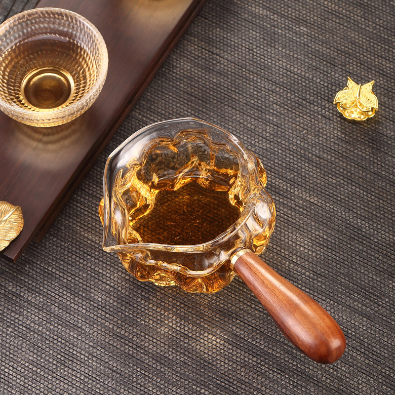 孟瀚木把玻璃公道杯三件套小青柑分茶器加厚耐热公杯功夫茶具配件