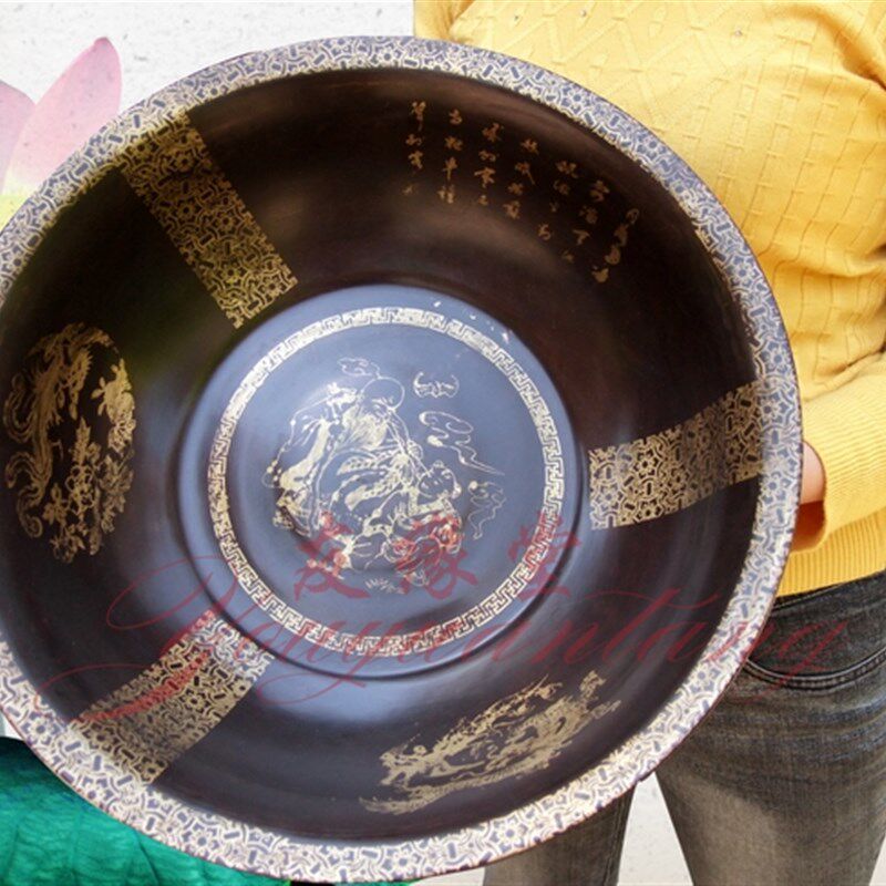 仿古手工铜盆 纯铜脸盆 足盆 足浴盆 婚庆盆 复古加厚按摩泡脚盆