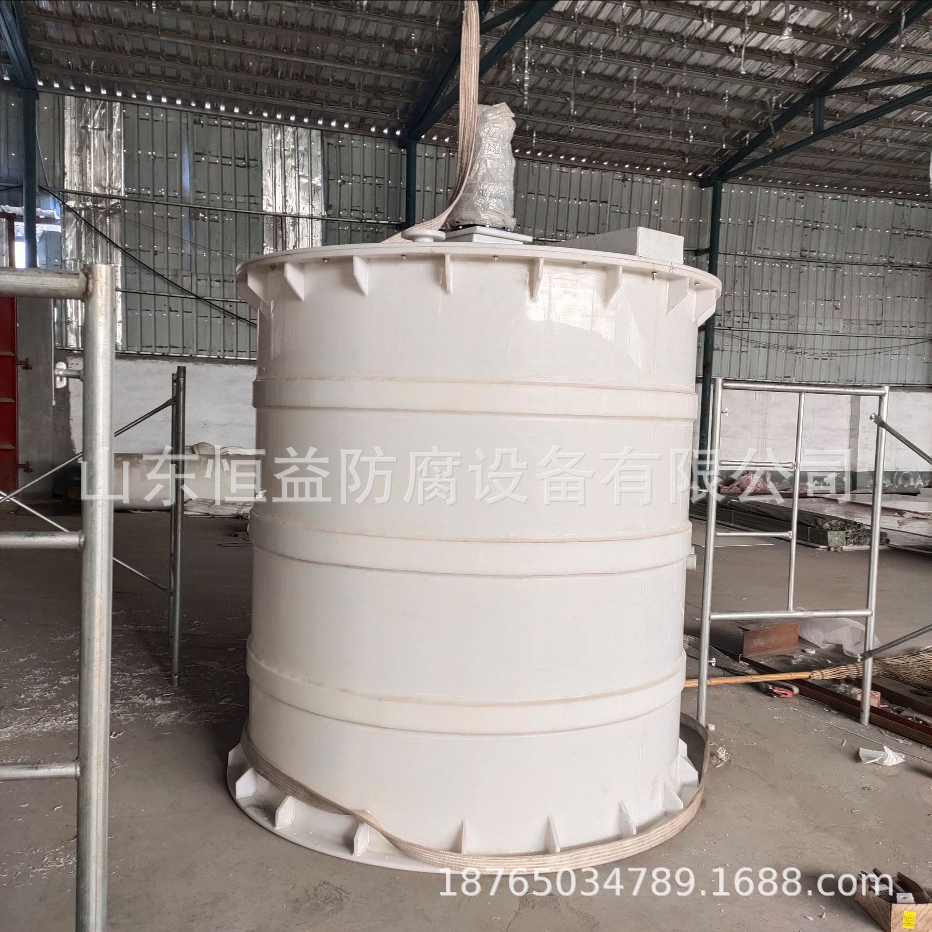 山东恒益厂家供应PP搅拌槽PP反应釜塑料搅拌桶耐腐蚀蒸汽防爆
