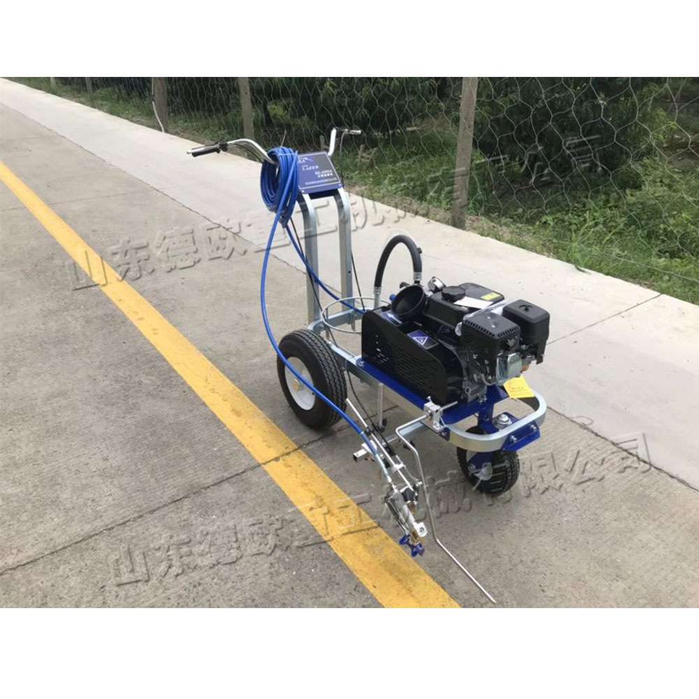 小型手推式冷喷划线机 马路塑胶跑道标线机 小区停车位画线设备