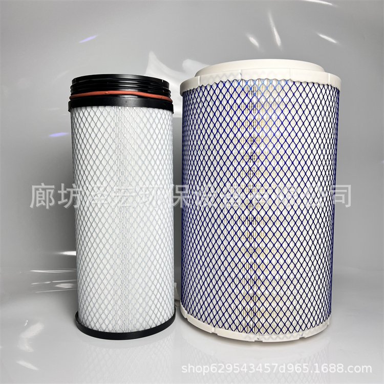 厂家直销K2841全胶纸空气滤芯解放j6空滤 陕汽德龙F3000豪沃T7H