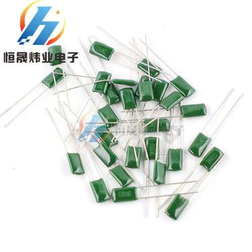 涤纶电容 2A224J 100V220nf 0.22uf 220NF 脚距约7.5MM