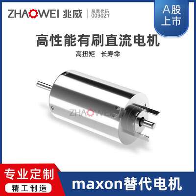 19mm高扭矩直流有刷电机 心脏支持系统高性能电机可代替maxon电机
